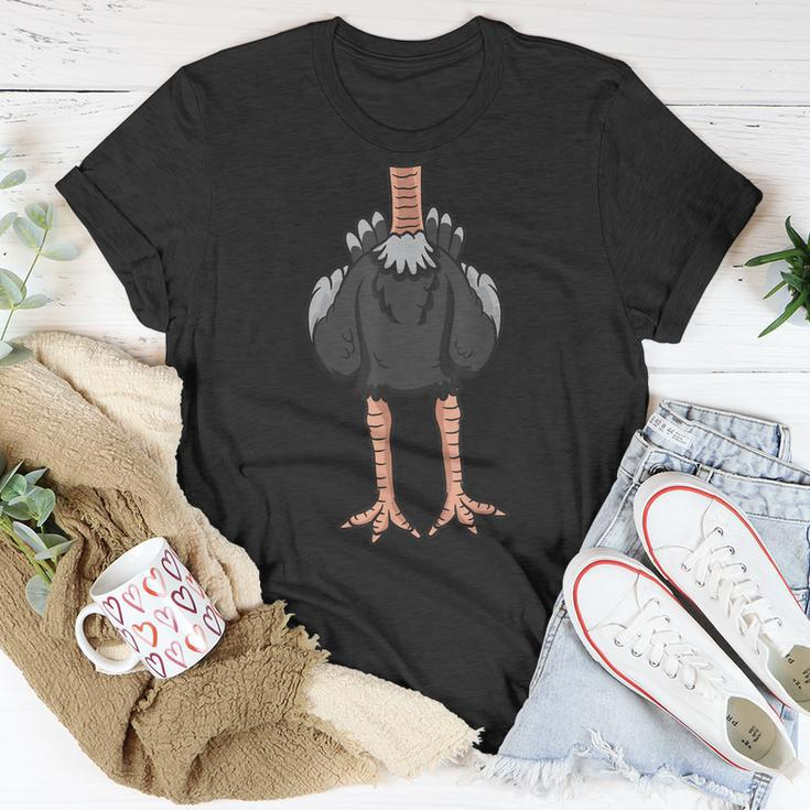 Funny Headless Ostrich Halloween Giant Bird Easy Costume Unisex T-Shirt Funny Gifts