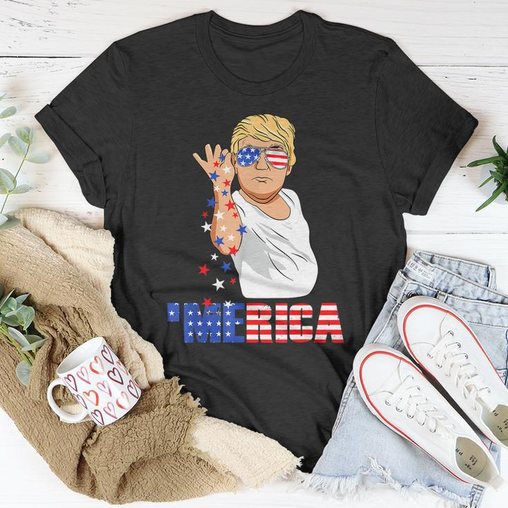 Funny Trump Salt Merica Freedom 4Th Of July Tshirt Gifts Unisex T-Shirt Unique Gifts