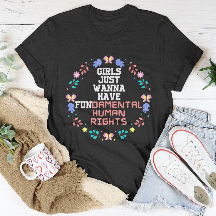 Girls Just Want To Have Fundamental Rights V2 Unisex T-Shirt Unique Gifts