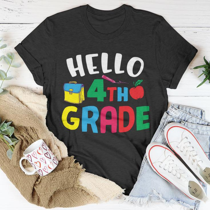 Hello 4Th Grade Back To School V2 Unisex T-Shirt Unique Gifts
