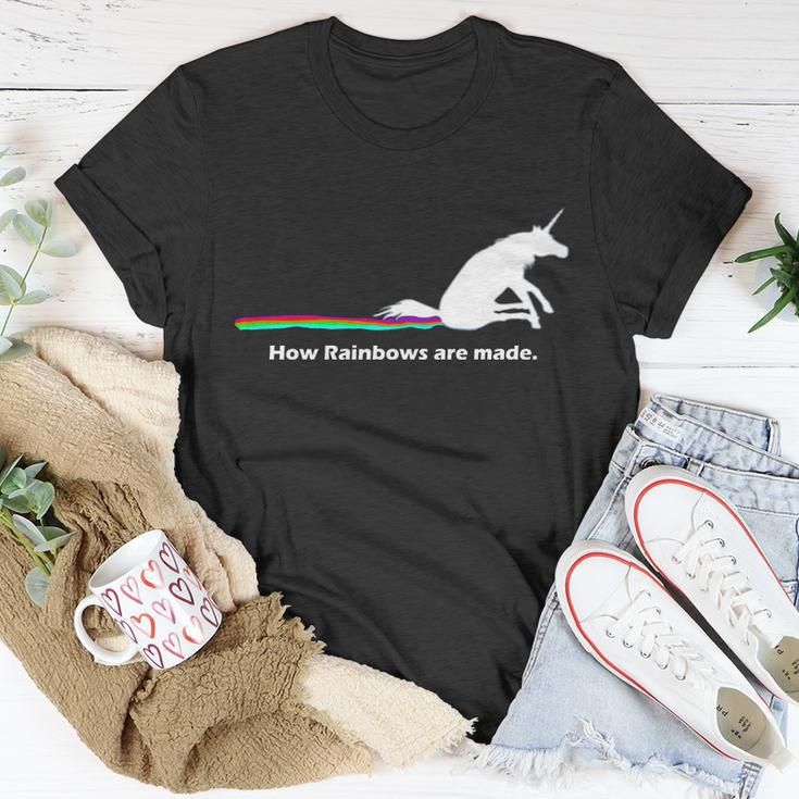 How Rainbows Are Made Unicorn Tshirt Unisex T-Shirt Unique Gifts