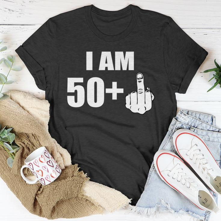 I Am 51 Middle Finger Funny 51St Birthday Unisex T-Shirt Unique Gifts