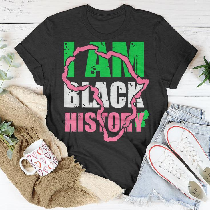 I Am Black History Aka Black History Month 2022 Men Women T-shirt Graphic Print Casual Unisex Tee Personalized Gifts