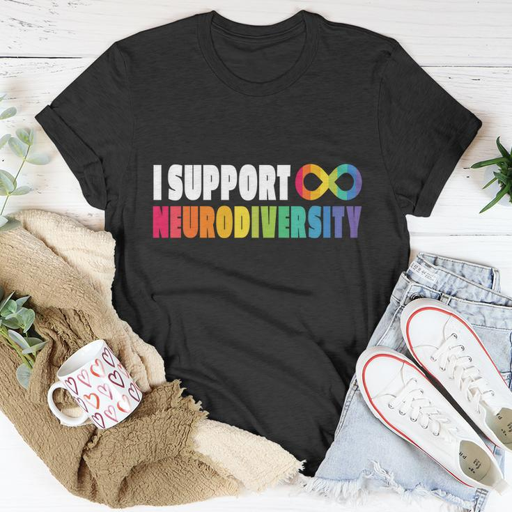 I Support Neurodiversity Unisex T-Shirt Unique Gifts