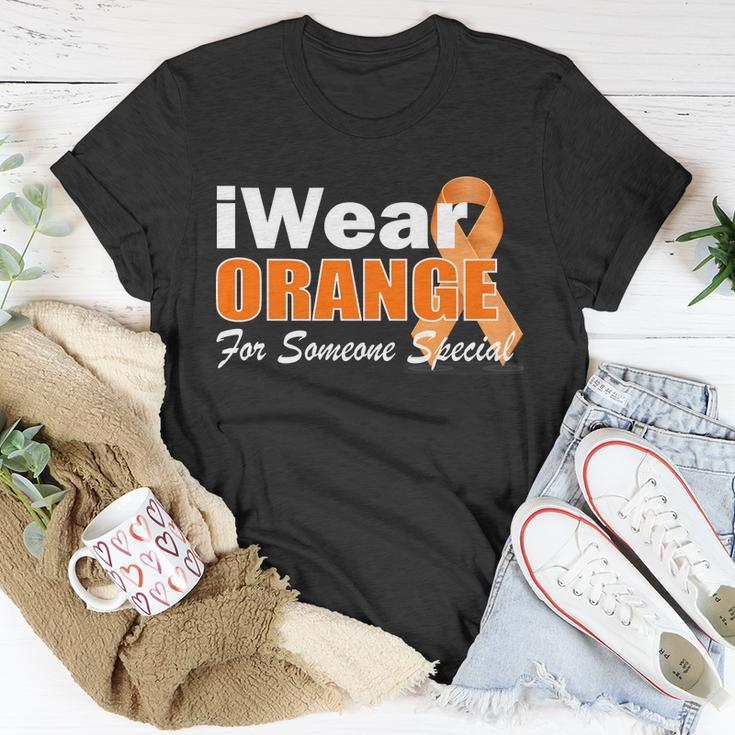 I Wear Orange For Someone I Love Leukemia Tshirt Unisex T-Shirt Unique Gifts