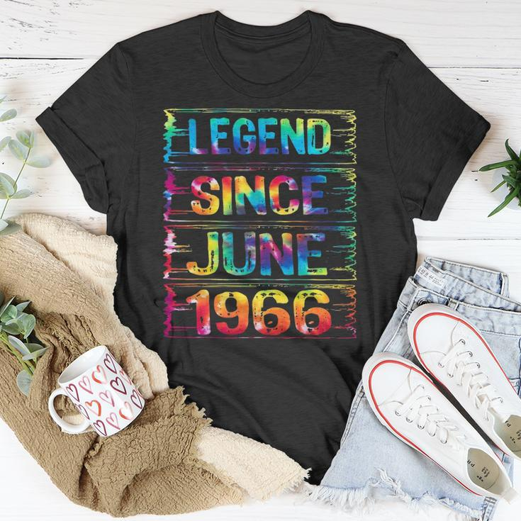 June 56 Years Old Since 1966 56Th Birthday Gifts Tie Dye Unisex T-Shirt Unique Gifts