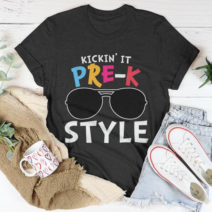 Kickin It Prek Sunglass Style Back To School Unisex T-Shirt Unique Gifts