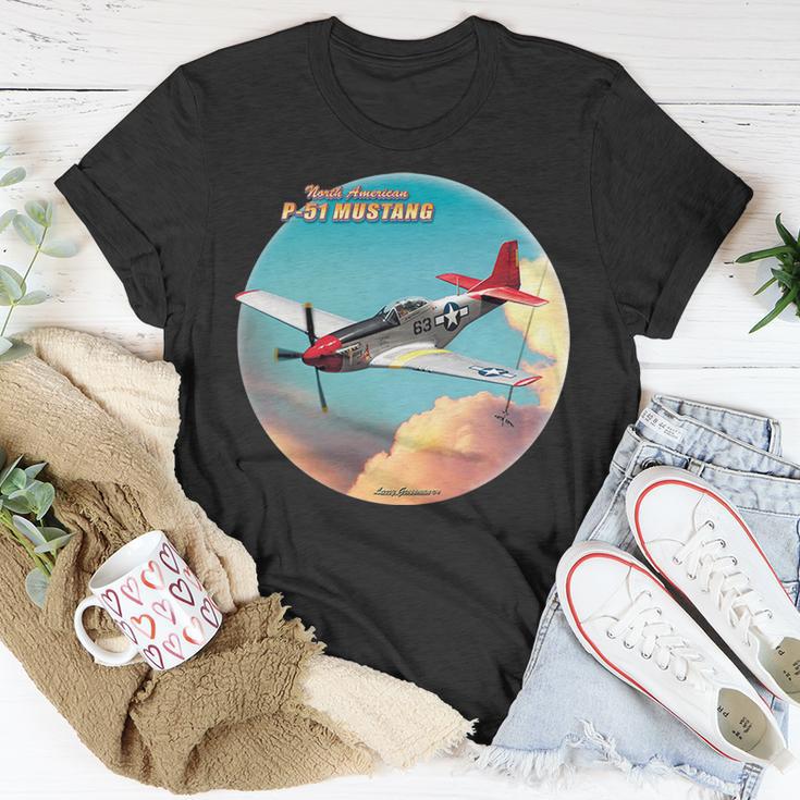 Larry Grossman - P-51 Mustang Plane Tshirt Unisex T-Shirt Unique Gifts