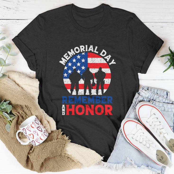 Memorial Day Quote Military Usa Flag 4Th Of July Unisex T-Shirt Unique Gifts