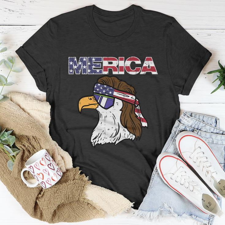 Merica Bald Eagle Mullet Sunglasses Fourth July 4Th Patriot Cool Gift Unisex T-Shirt Unique Gifts