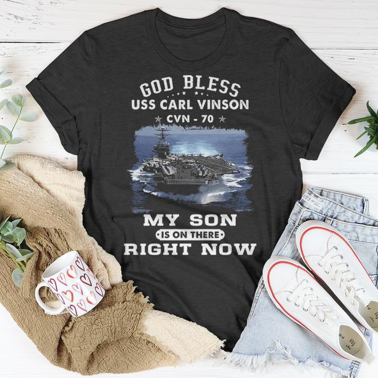 My Son Is On Uss Carl Vinson Cvn Unisex T-Shirt Unique Gifts