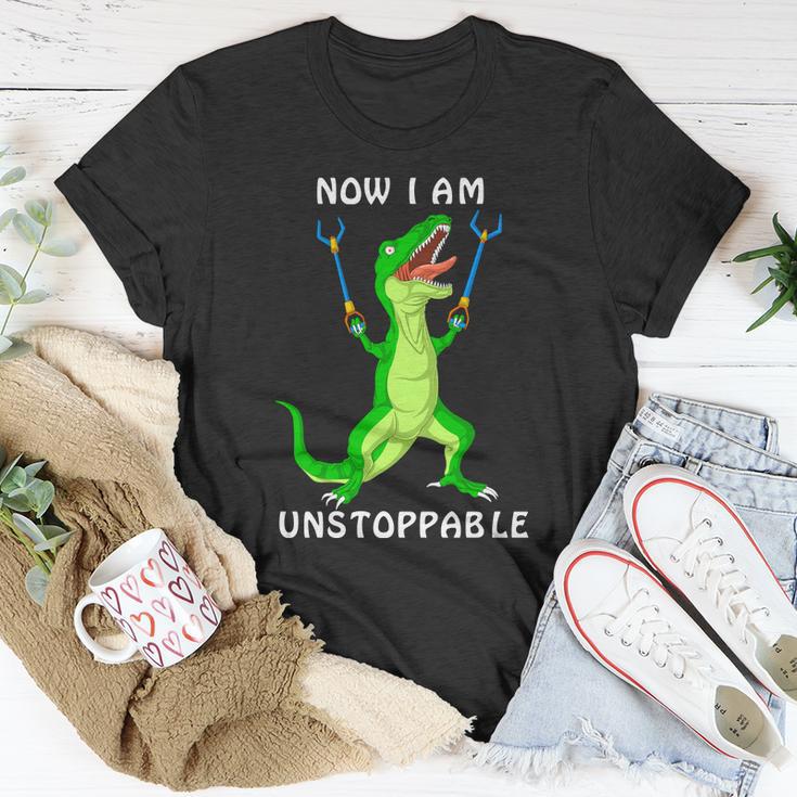 Now I Am Unstoppable Dinosaur Unisex T-Shirt Unique Gifts