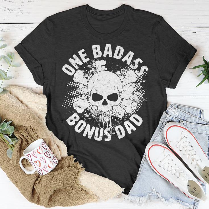 One Badass Bonus Dad Tshirt Unisex T-Shirt Unique Gifts