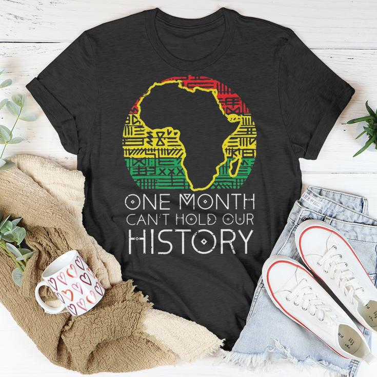 One Month Cant Hold Our History Pan African Black History T-shirt Personalized Gifts