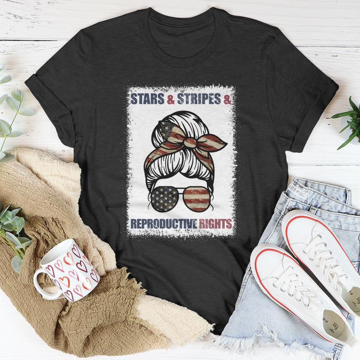 Patriotic 4Th Of July Stars Stripes And Reproductive Rights Funny Gift Unisex T-Shirt Unique Gifts