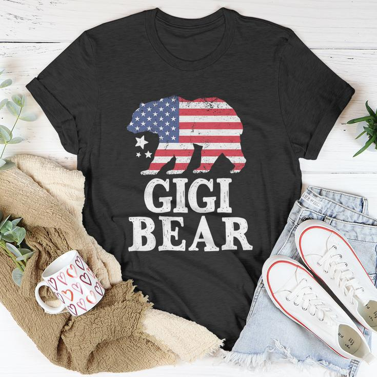 Patriotic Flag Matching Family 4Th Of July Gigi Bear Unisex T-Shirt Unique Gifts