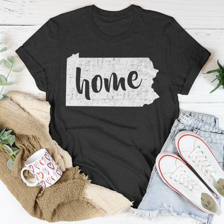 Pennsylvania Home State Unisex T-Shirt Unique Gifts