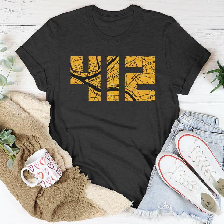 Pittsburgh 412 Map V2 Unisex T-Shirt Unique Gifts