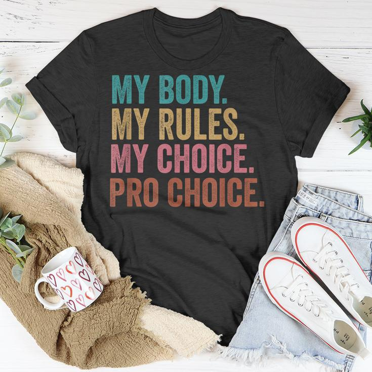 Pro Choice Feminist Rights - Pro Choice Human Rights Unisex T-Shirt Funny Gifts