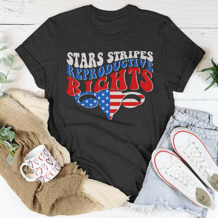 Pro Roe Stars Stripes Reproductive Rights Unisex T-Shirt Unique Gifts
