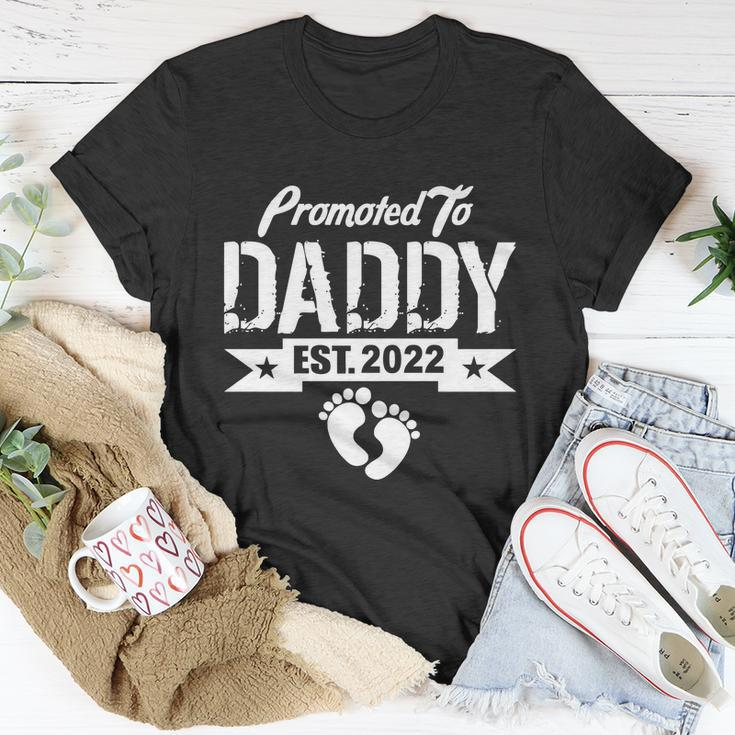 Promoted To Daddy Est Unisex T-Shirt Unique Gifts