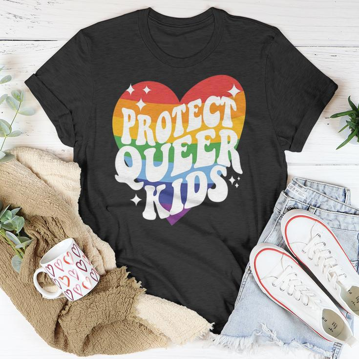 Protect Queer Kids Gay Pride Lgbt Support Queer Pride Month Unisex T-Shirt Unique Gifts