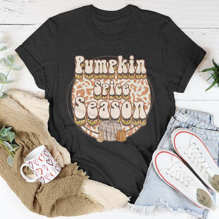 Pumpkin Spice Season Thanksgiving Quote Unisex T-Shirt Unique Gifts