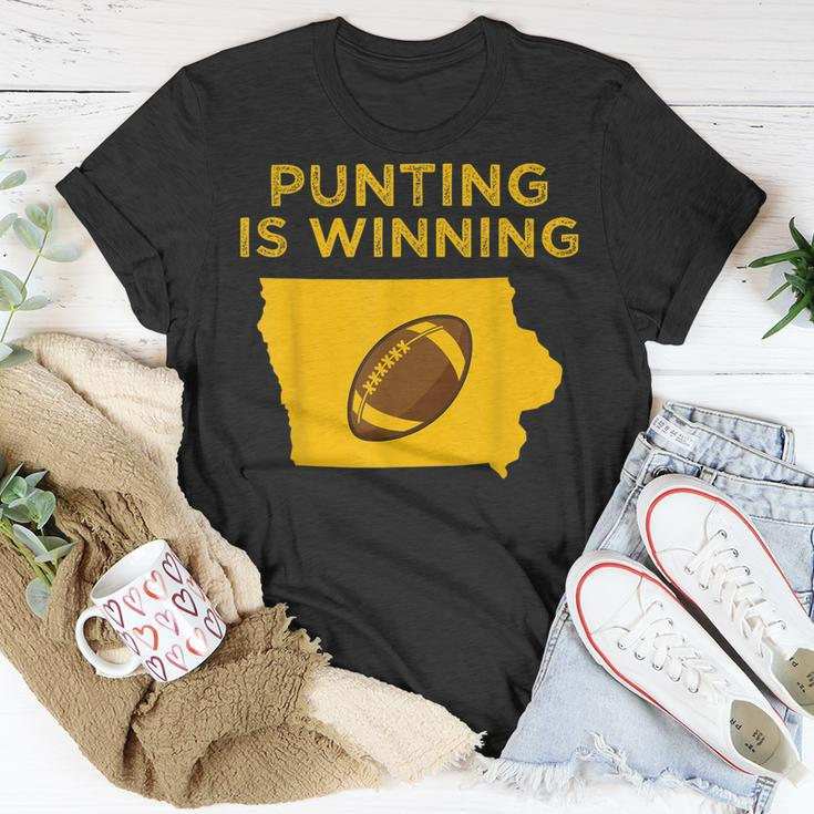 Punting Is Winning Iowa I Cheer For The Punter T-shirt Personalized Gifts
