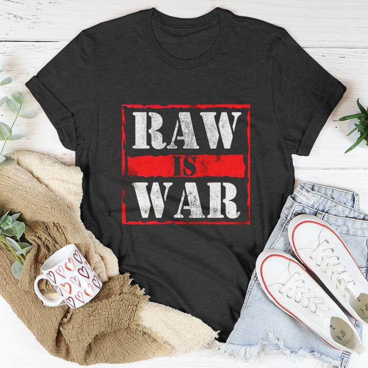 Raw Is War Wrestler Vintage Unisex T-Shirt Unique Gifts