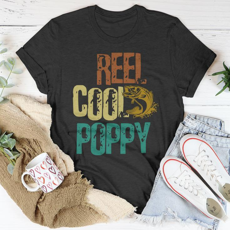 Reel Cool Poppy Vintage Fishing Unisex T-Shirt Unique Gifts