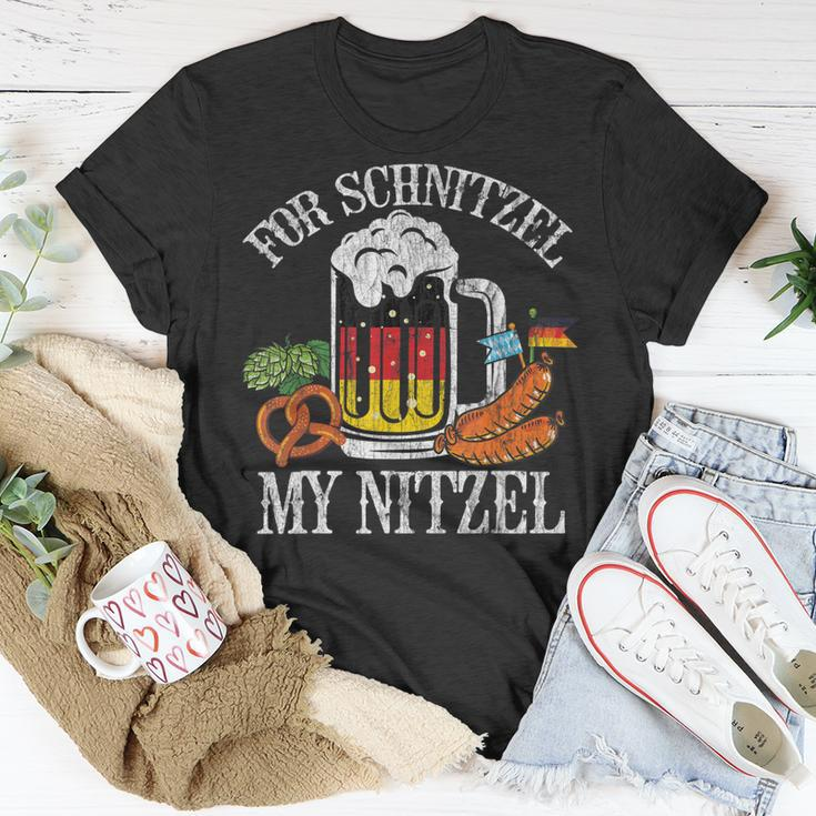 For Schnitzel My Nitzel Oktoberfest German Beer Wurst T-shirt Personalized Gifts