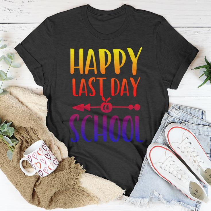 School Funny Gift Happy Last Day Of School Gift V2 Unisex T-Shirt Unique Gifts