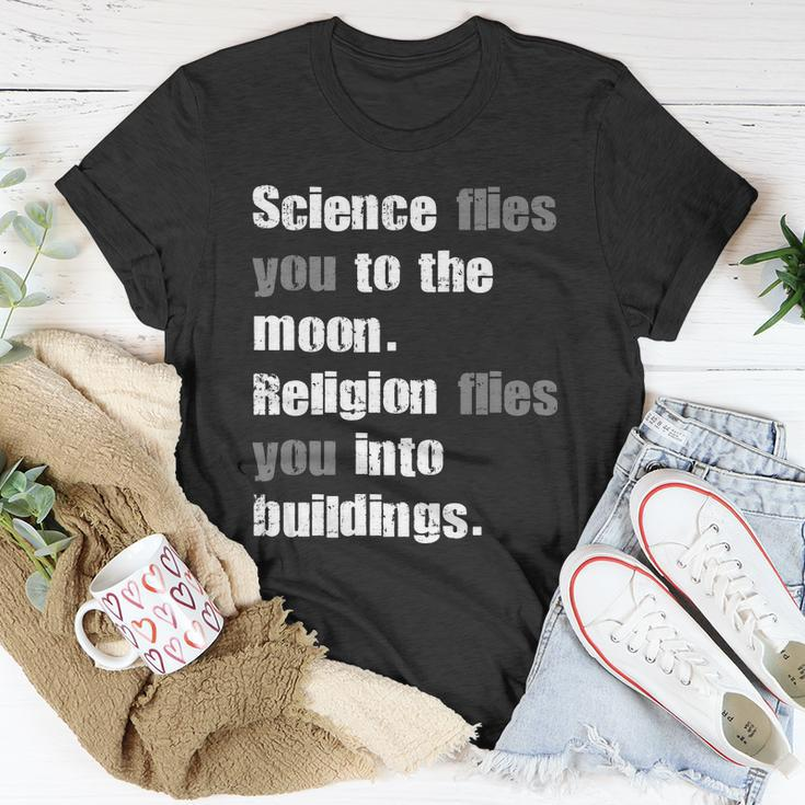 Science Flies You To The Moon Tshirt Unisex T-Shirt Unique Gifts