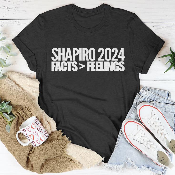 Shapiro 2024 Facts Feelings Unisex T-Shirt Unique Gifts