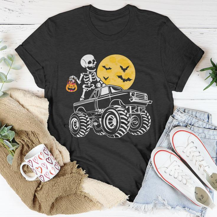 Skeleton Dracula Truck Halloween Quote Unisex T-Shirt Unique Gifts