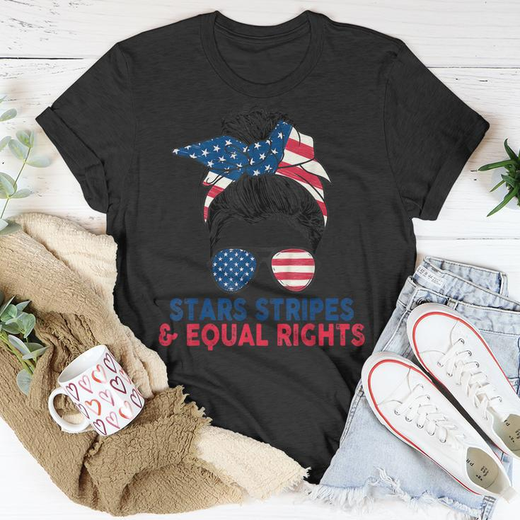 Stars Stripes And Equal Rights 4Th Of July Womens Rights V2 Unisex T-Shirt Funny Gifts