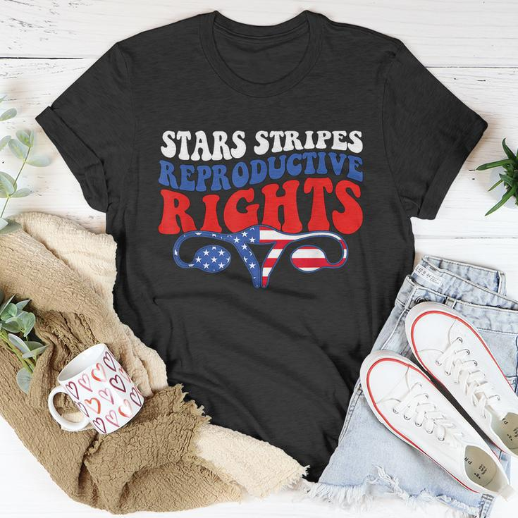 Stars Stripes Reproductive Rights American Flag V3 Unisex T-Shirt Unique Gifts
