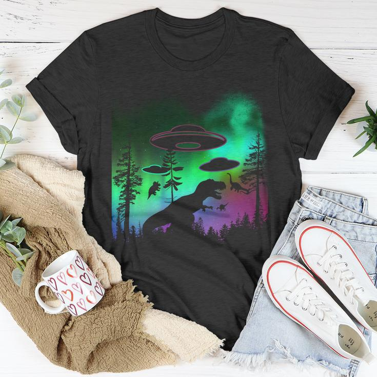 Storm Area 51 Alien Dinosaur Ufo Unisex T-Shirt Unique Gifts