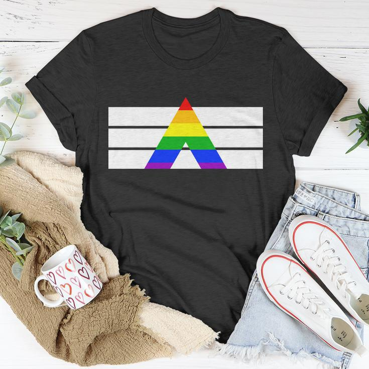 Straight Ally Pride Flag Unisex T-Shirt Unique Gifts