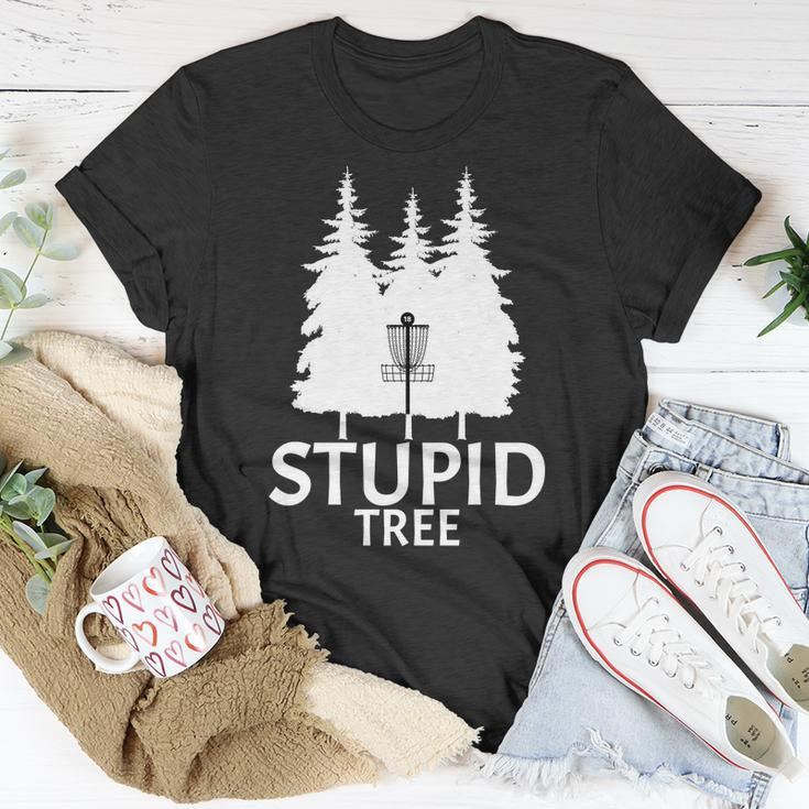 Stupid Tree Disc Golf Tshirt Unisex T-Shirt Unique Gifts