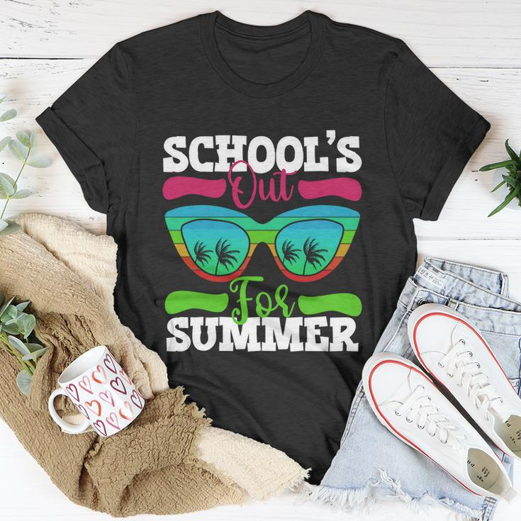 Summer Break 2022 Retro Summer Break Schools Out For Summer Cool Gift Unisex T-Shirt Unique Gifts