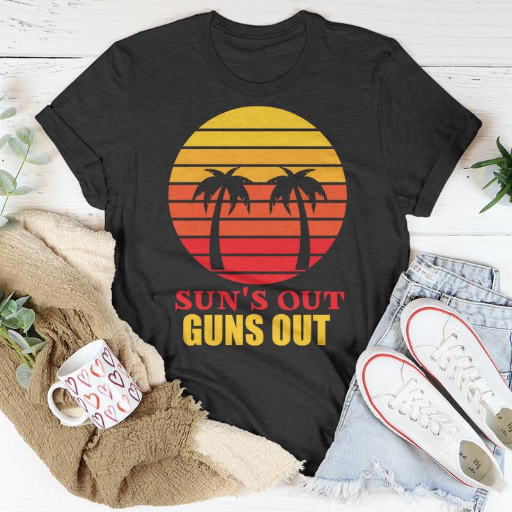 Suns Out Guns Out Summer Party Unisex T-Shirt Unique Gifts