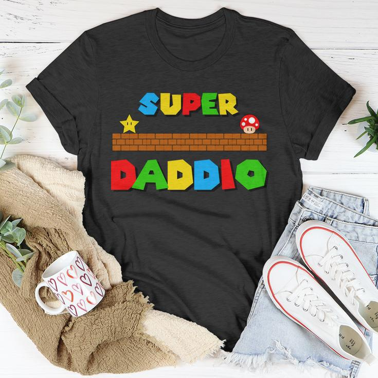 Super Daddio Retro Video Game Tshirt Unisex T-Shirt Unique Gifts