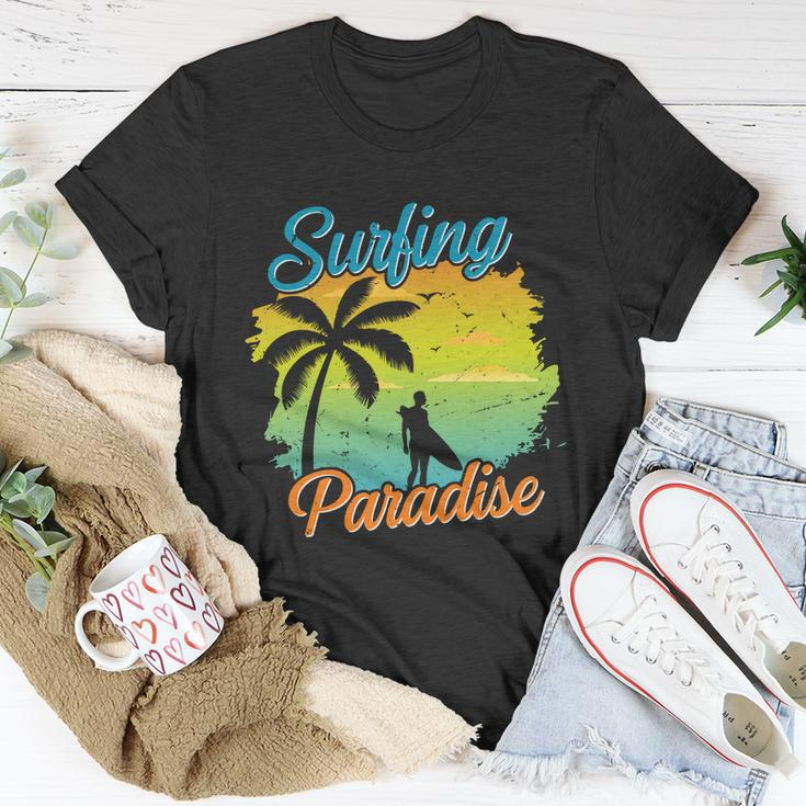 Surfing Paradise Summer Vacation Surf Unisex T-Shirt Unique Gifts