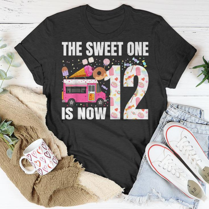 The Sweet One Is Now 12 Years Old 12Th Birthday Ice Cream Unisex T-Shirt Funny Gifts