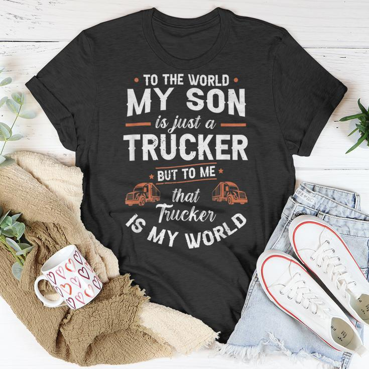 Trucker Trucker Accessories For Truck Driver Motor Lover Trucker_ V15 Unisex T-Shirt Funny Gifts