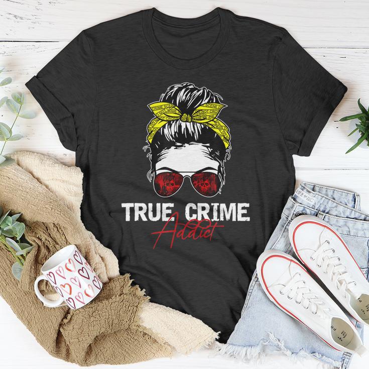 True Crime Addict Unisex T-Shirt Unique Gifts