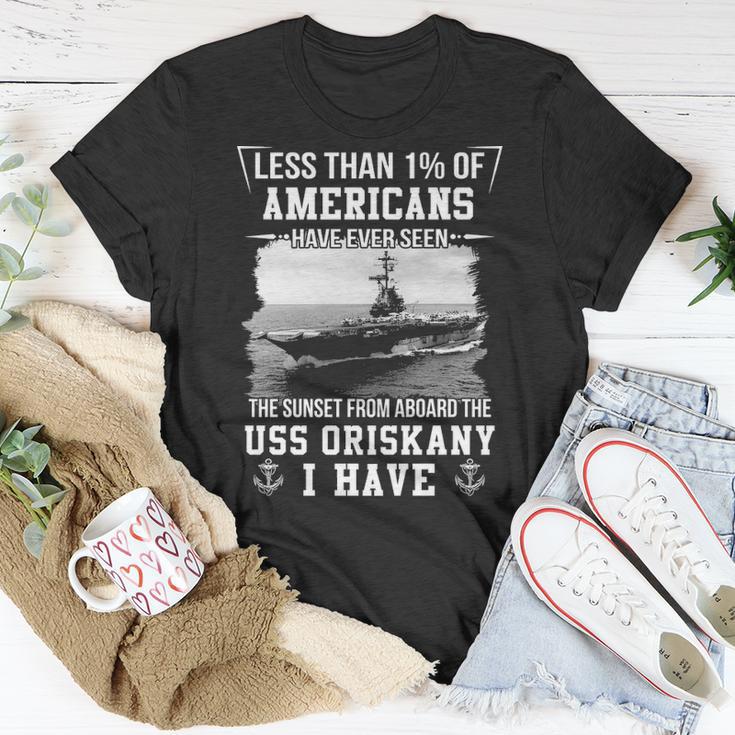 Uss Oriskany Cv 34 Cva 34 Sunset Unisex T-Shirt Unique Gifts