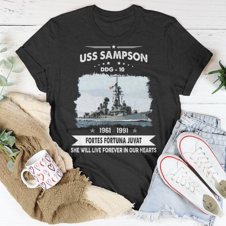 Uss Sampson Ddg V2 Unisex T-Shirt Unique Gifts