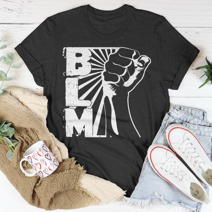 Vintage Blm Black Lives Matter Fist Tshirt Unisex T-Shirt Unique Gifts